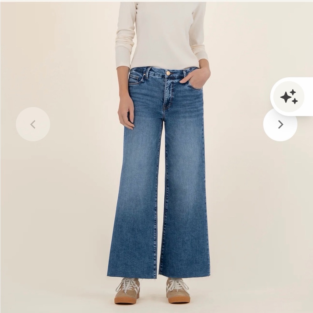 Kut from the Kloth MEG Fab Ab High Rise Wide Leg